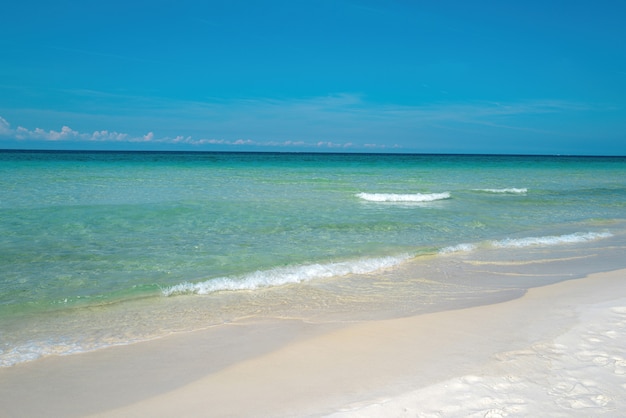 Perfecte oceaan achtergrond zomer strand en zee