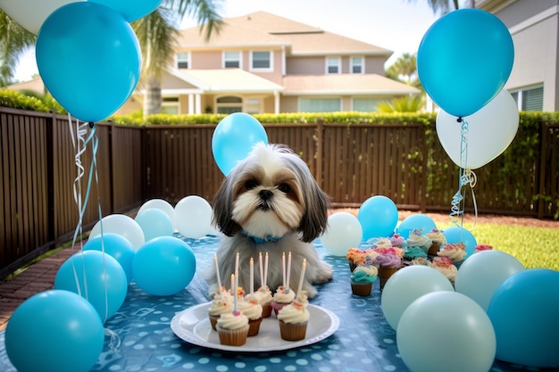 Premium Photo | The Perfectly Precious Shih Tzu A Heartwarming First