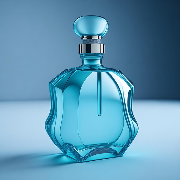 Perfume bottle 3d rendering