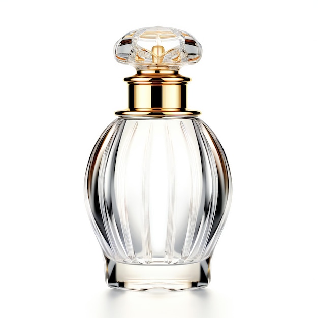 Perfume bottle isolated on white background