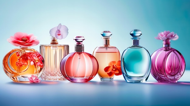 Foto bottiglia di profumo spritz di glamour