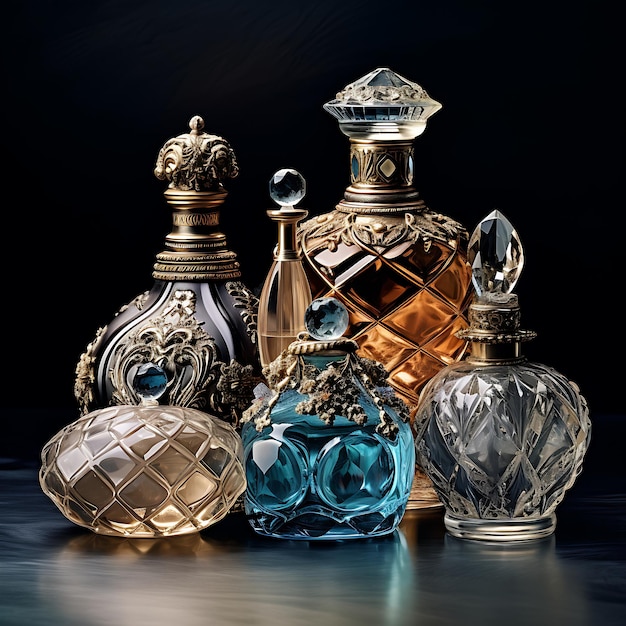 Perfume Bottle Still Life Create an artistic composition