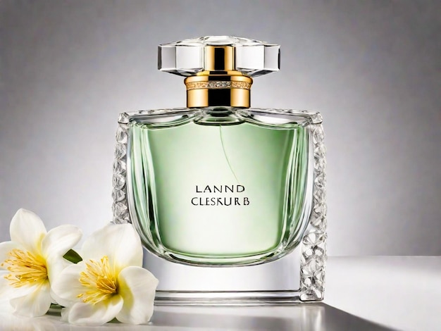 perfume with flowers