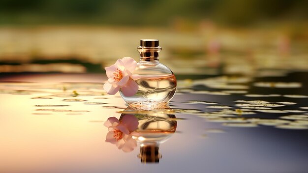 写真 ジャスミン花の香水