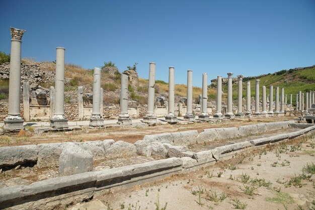 Antalya Turkiye의 Perge 고대 도시