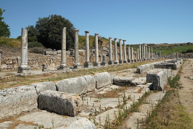 Perge Ancient City in Antalya Turkiye