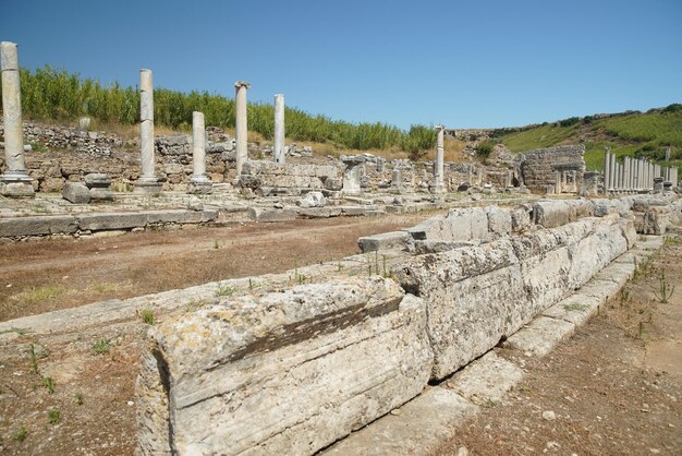 Perge Ancient City in Antalya Turkiye