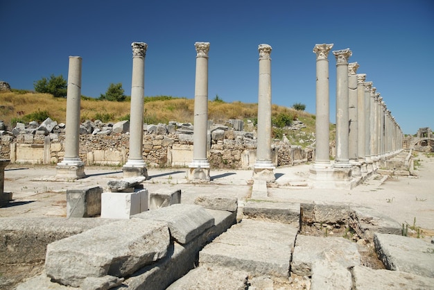 Antalya Turkiye의 Perge 고대 도시