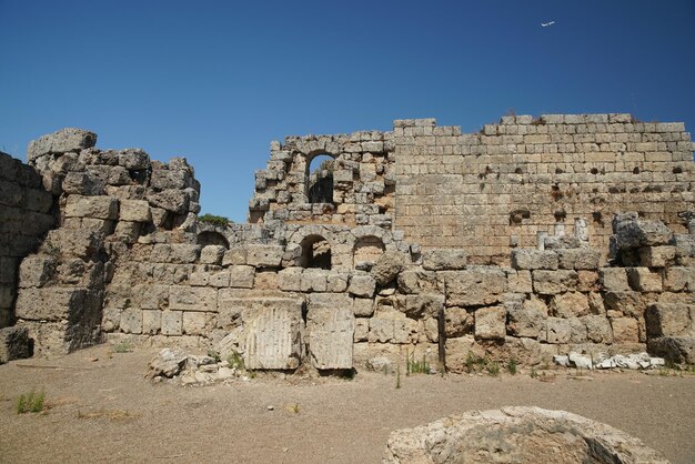 Antalya Turkiye의 Perge 고대 도시