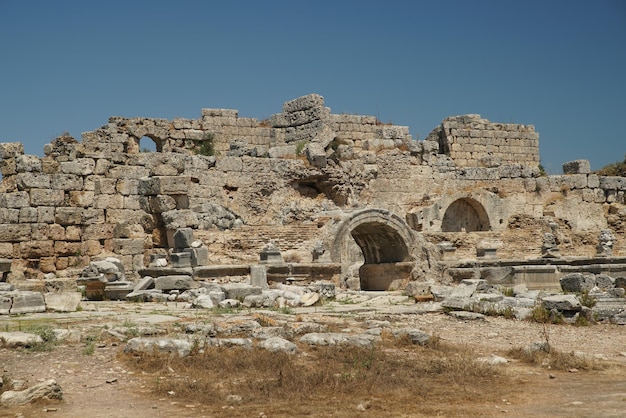 Perge Ancient City in Antalya Turkiye