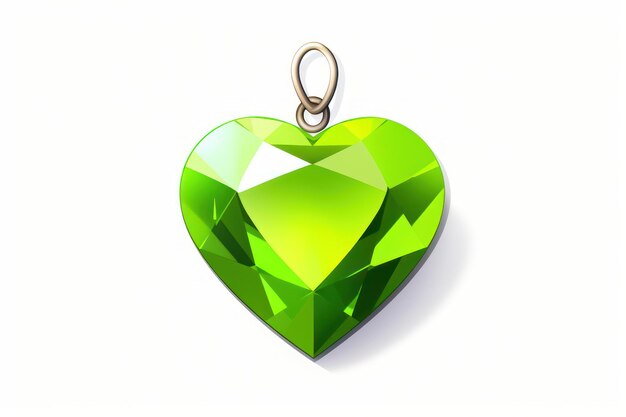 Peridot Charm icon on white background ar 32 v 52 Job ID a929c40cf1a24aadaecca36ba9c3f9d7