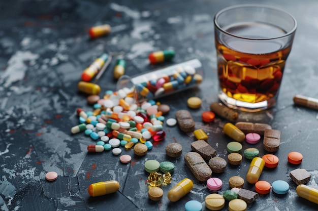 Perils of Addiction Pills and Alcohol