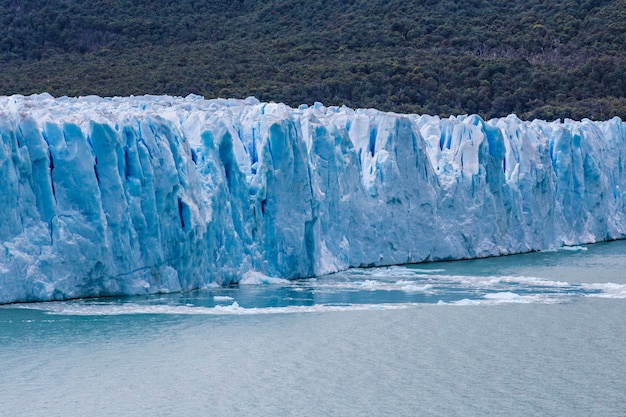 Perito Moreno-gletsjer in Los Glaciers National Park in Patagonië, Argentinië. Blauwe ijsgletsjer, ancie