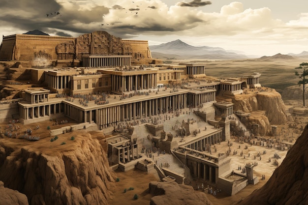 Persepolis Panorama A Glimpse into the Achaemenid Grandeur