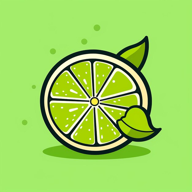 Photo persian_lime_modern_line_icon_vector_line_ar