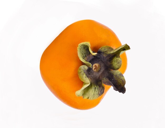 Persimmon fruit isolated on white background