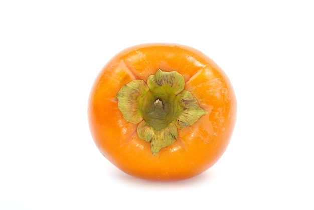 Persimmon fruits isolated on white