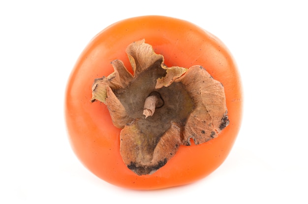 Persimmon isolated on white