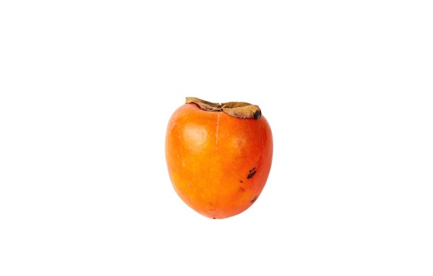 Persimmon on the white background.