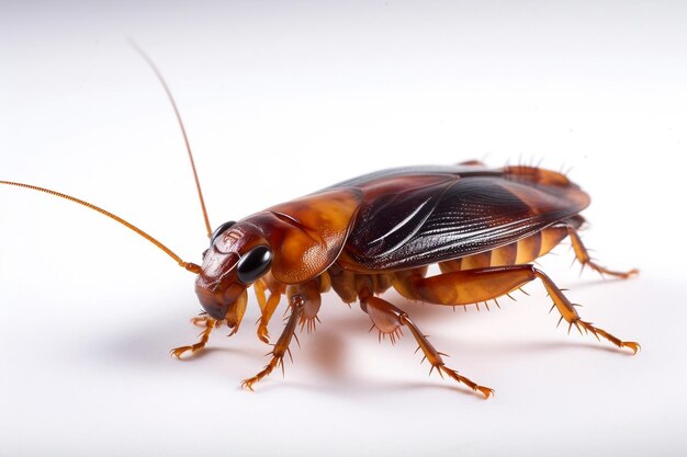 Persistent Cockroach on Transparent Background AI