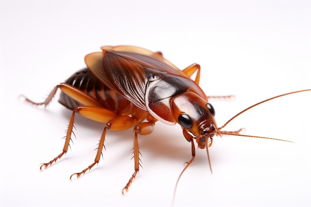 Persistent Cockroach on Transparent Background AI