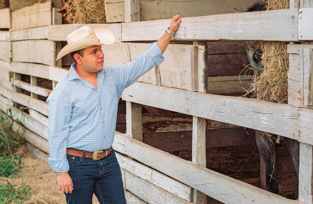 person in a cowboy hat