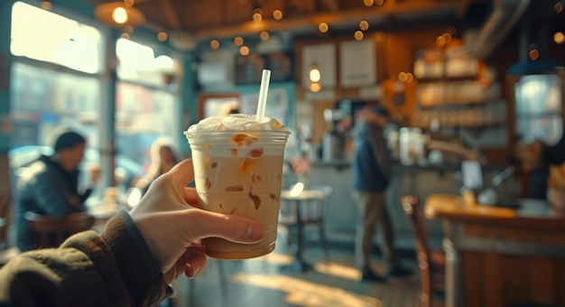 Person Holding a Drink