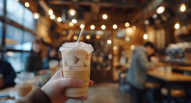 Person Holding a Drink