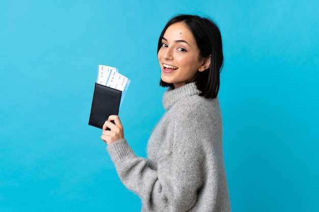 Person holding a passport