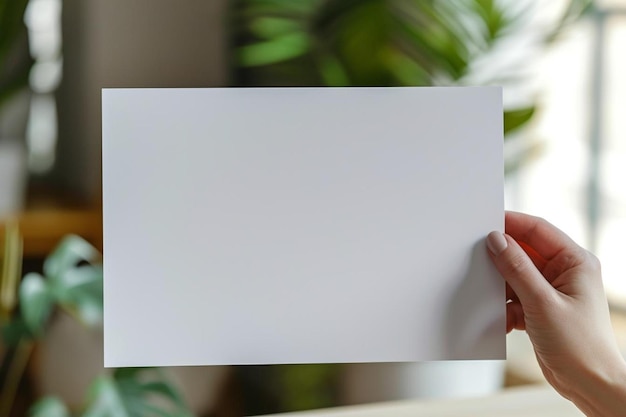 a person holding a piece of paper in their hand