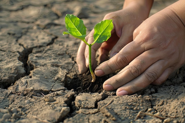 Person Holding Small Green Plant in Hands