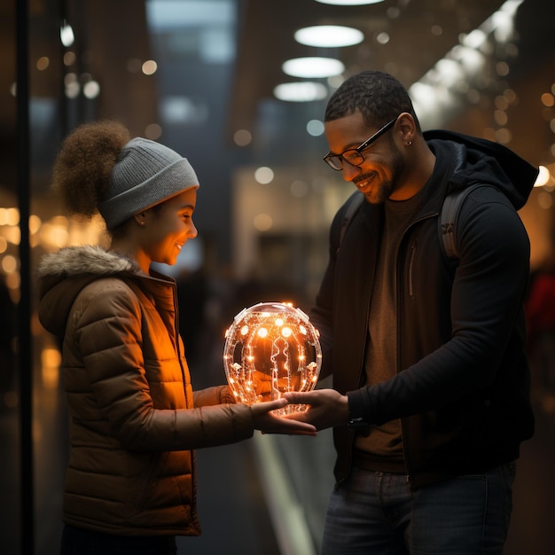 Person interacting with AIpowered virtual assistants