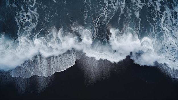 a person is surfing on a wave in the ocean