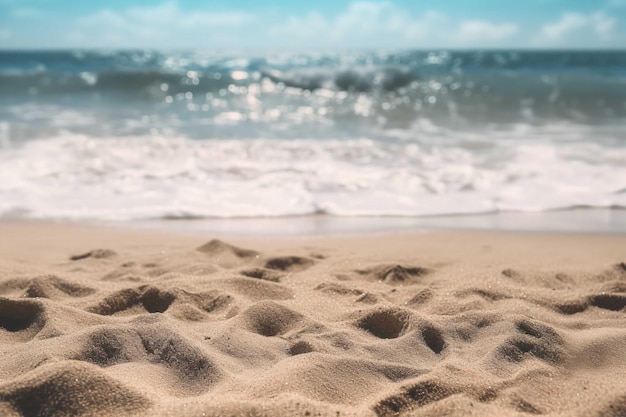 A person laying on a beach with the word beach in the background