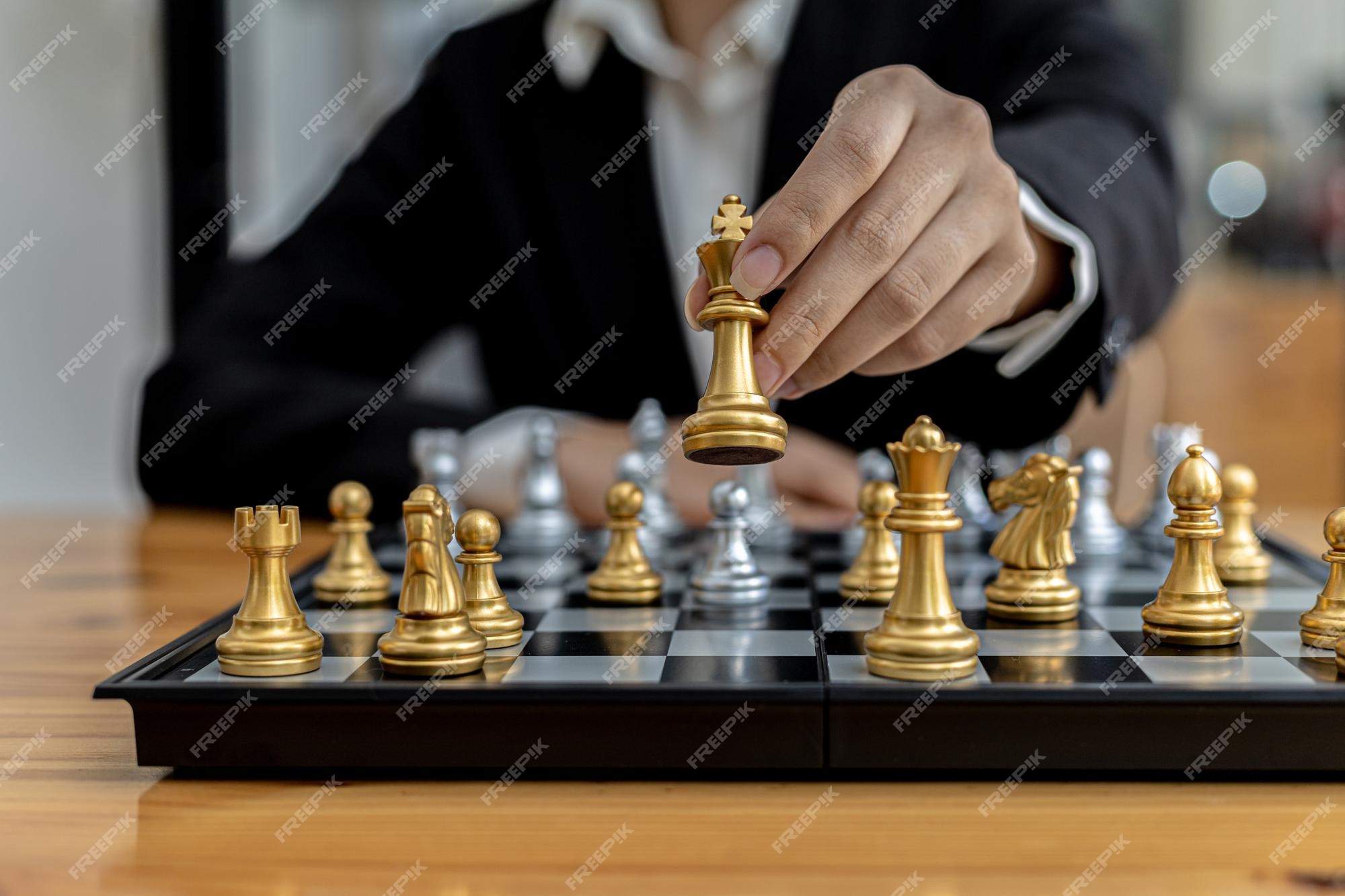 Chess board game concept of business ideas and competition and strategy  plan success meaning Stock Photo - Alamy