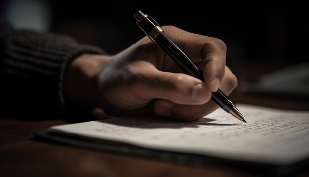 person signing a document signing a contract signing a document