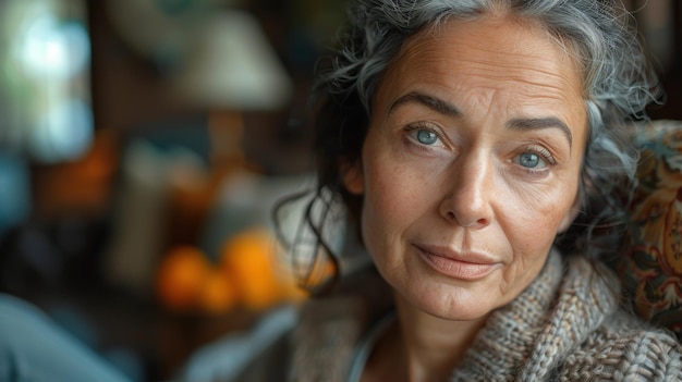 Person Sitting in Chair Close Up