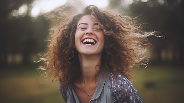 Photo person smiling nice background white teeth world smile day