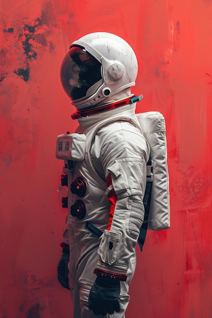 a person in a space suit