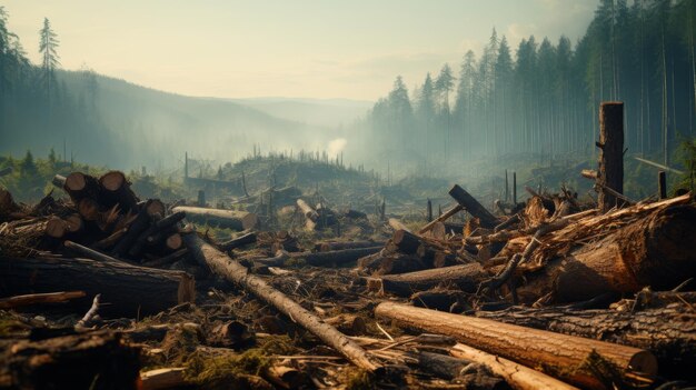 Person Standing Next to Fire in Forest