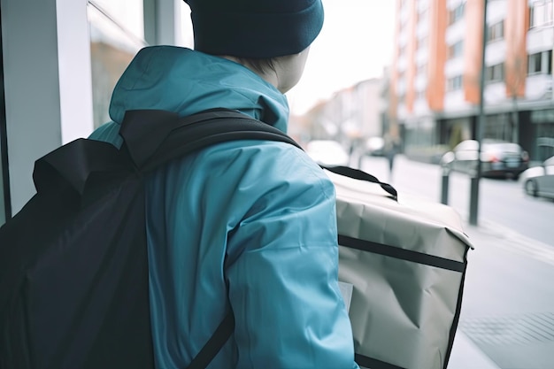 Person waiting anxiously for their food delivery to arrive