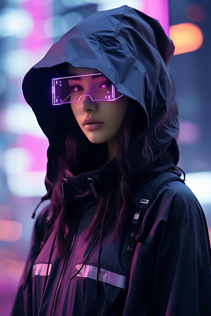 Photo サイバーパンクを着ている人