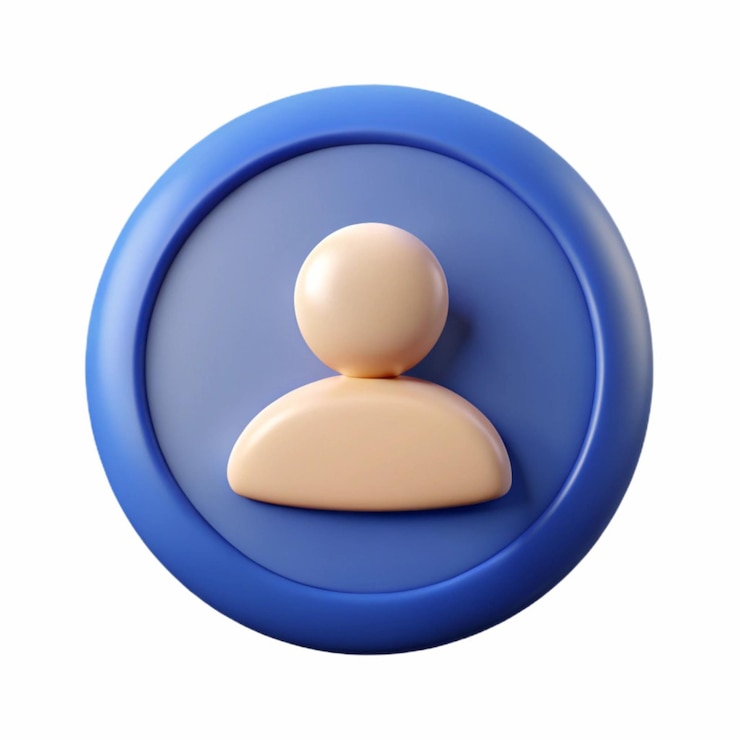 Photo a person with a blue shirt on the back of a blue circle
