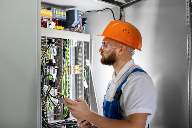 Person working in building and construction