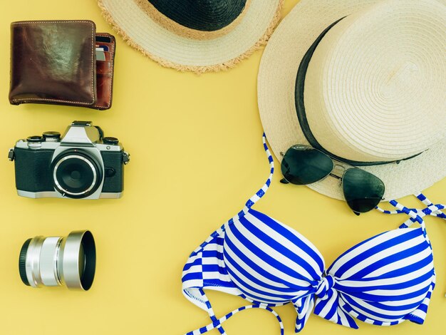 Photo personal accessories on table