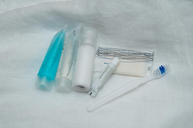 Personal hygiene kit cream gel toothpaste toothbrush