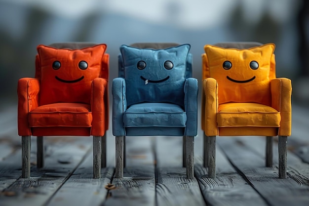 Photo personality chair hd 8k wallpaper stock photographic image