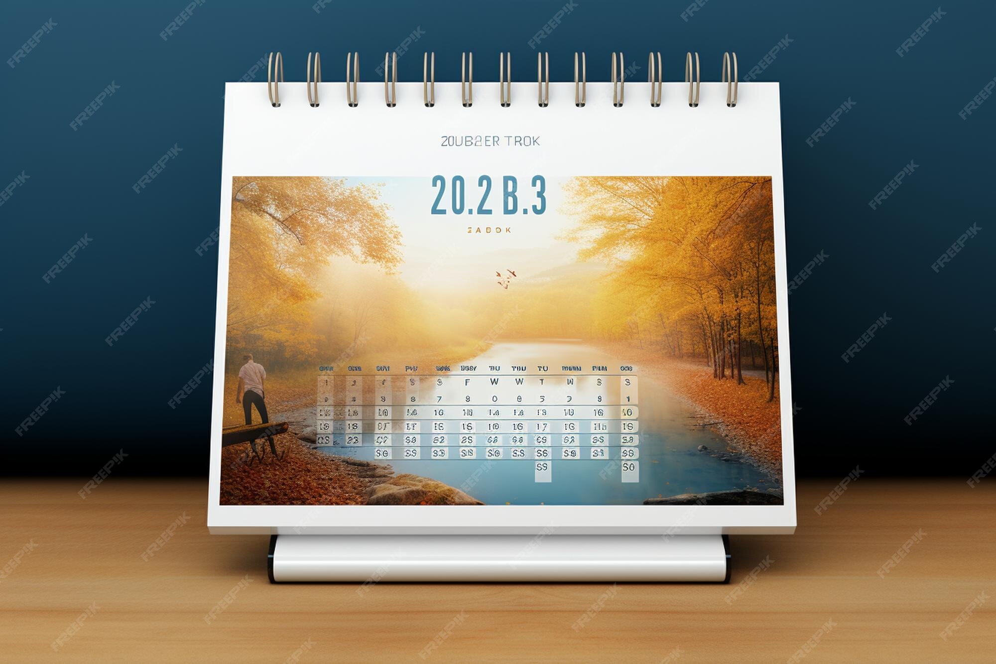 Premium AI Image Personalized family 2024 calendar designs with ded