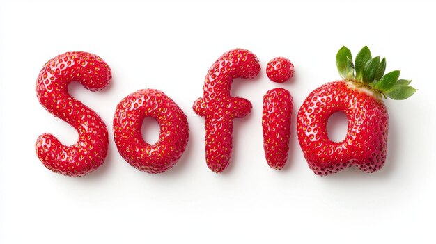 personalized postcard perfect for decor created in strawberry typography