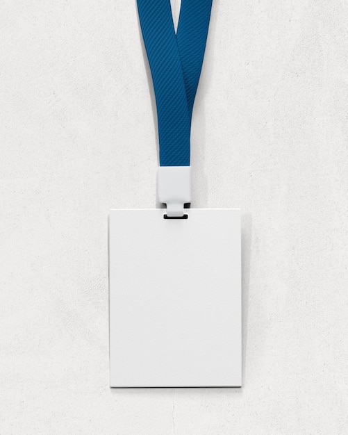 Personeelsbadge png mockup professionele bedrijfsidentiteit transparant ontwerp
